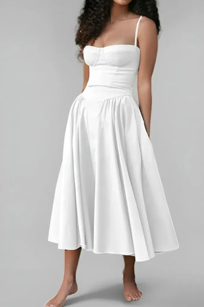 Seraphine Vintage Playsuit (S, white)